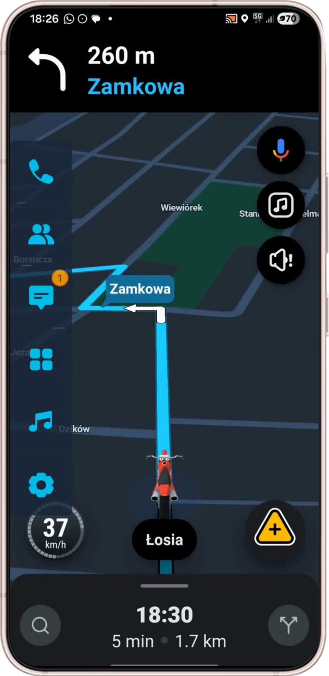 Vindly — widok standardowy